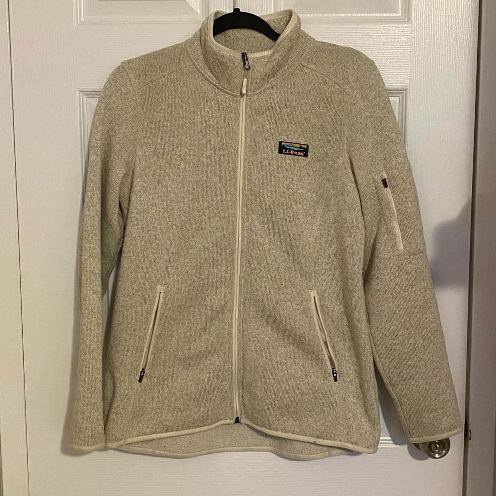 L.L Bean  Womens Fleece Full- Zip Jacket “SailCloth”